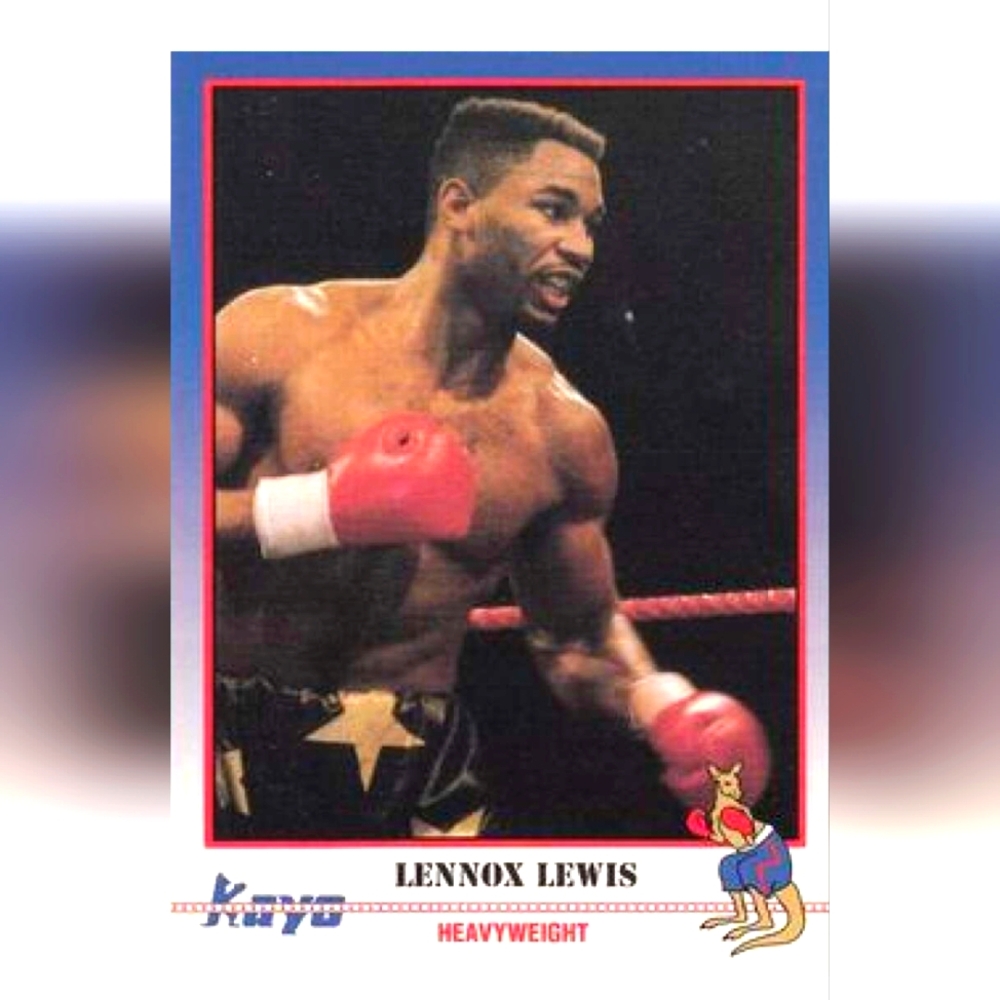 Lennox Lewis 🥊 Boxing Trading Card Kayo #68 🔥 The Lion